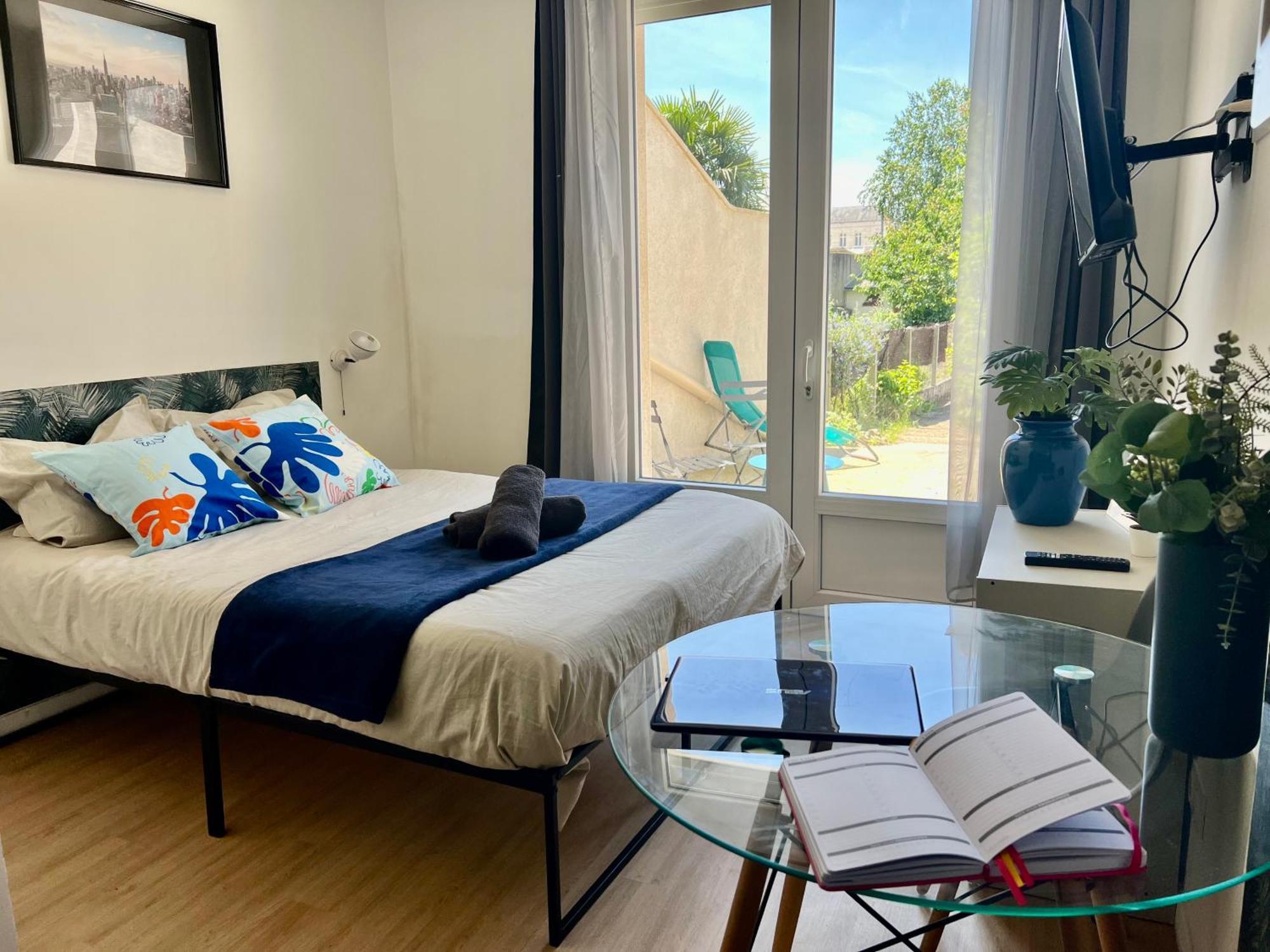 Studios Cozy 2A4 Pers Avec Jardin I Proche Futuroscope Châtellerault Kültér fotó