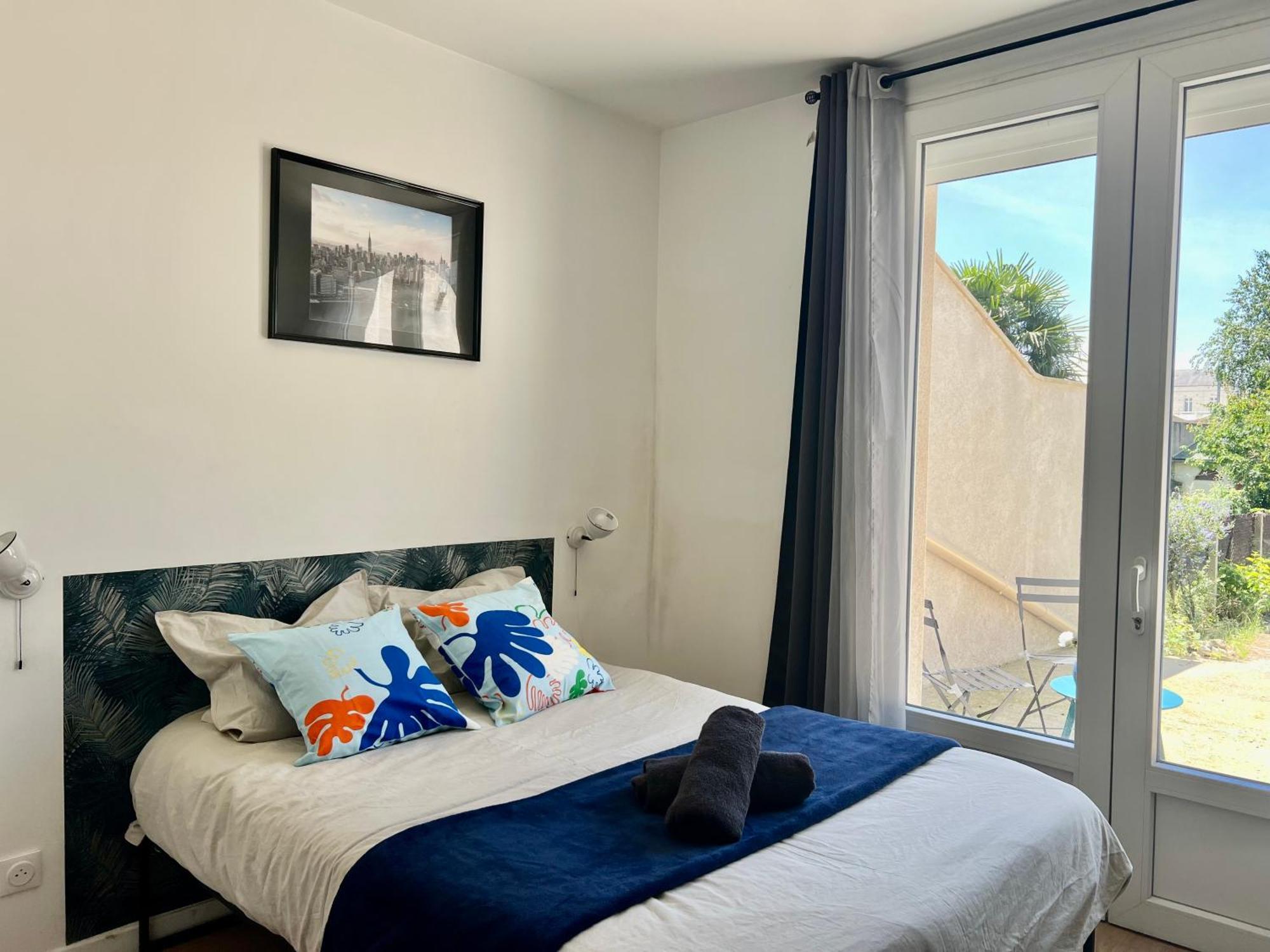 Studios Cozy 2A4 Pers Avec Jardin I Proche Futuroscope Châtellerault Kültér fotó